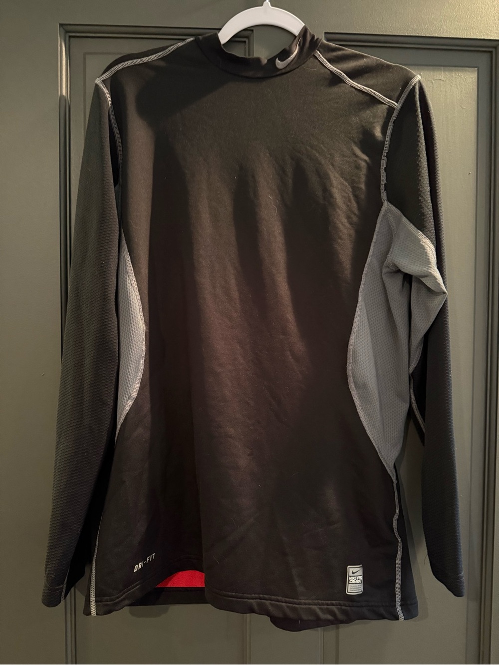 Nike Pro Combat Hyperwarm Black Athletic Compression Top